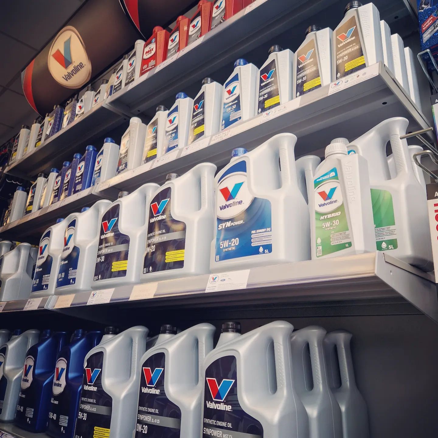 image of oil products for cars for sales in a motor factors